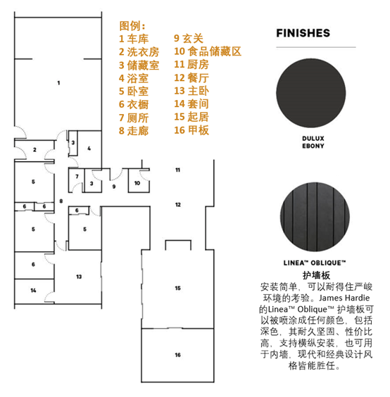 防火材料 Linea™Oblique™护墙板 不可燃材料